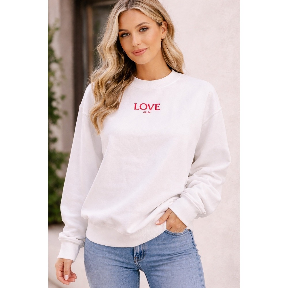 SEINT White Love 02.24 Sweatshirt  Crewneck Size S‎